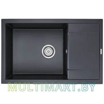 Кухонная мойка Paulmark Flugen PM317850-BLM (черный металлик)